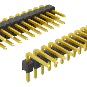 BARRA DE PINOS PASSO 2,54MM  90 GRAUS