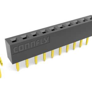 CONECTOR PASSO 2,0MM  FÊMEA 180 GRAUS