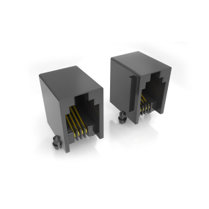 CONECTOR MODULAR JACK RJ11 4P4C 90 GRAUS