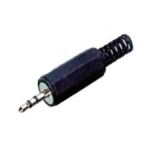 2.5mm Plug P-1 stereo  Plástico c/ mola