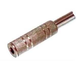 A: 2.5mm J-1 mono jack B: 2.5mm J-1 stereo jack Plástico c/mola