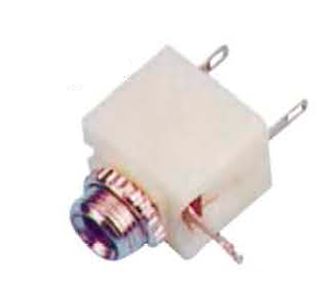 A: 2.5mm mono jack  B: 3.5mm mono jack