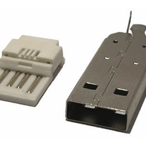 USB A Macho crimp. p/ injeção