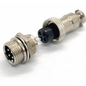 Conector Micro Mike p/cabo e painel 02-08P