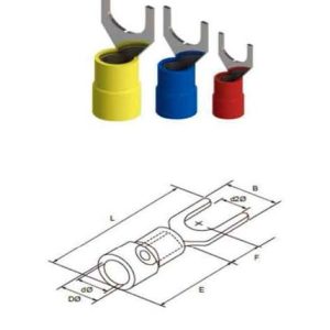 TERMINAL PRÉ-ISOLADO FORQUILHA