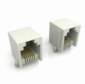 CONECTOR MODULAR JACK RJ11 6P6C 90 GRAUS