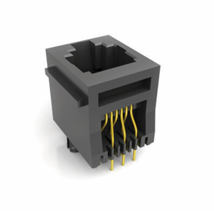 CONECTOR MODULAR JACK RJ11 6P6C 180 GRAUS