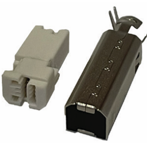 USB B Macho crimp. p/ injeção