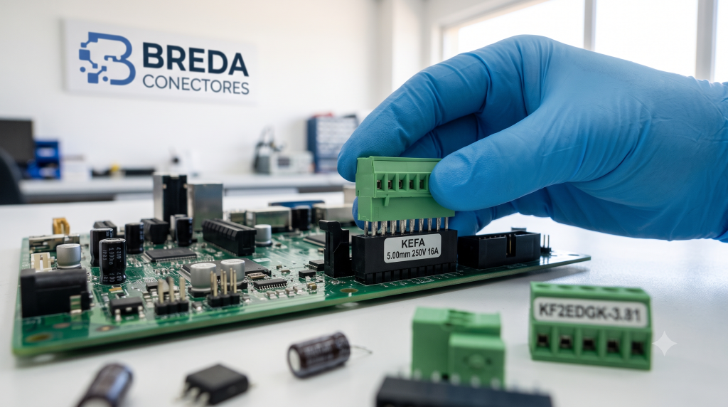 Bornes e Conectores KEFA em São Paulo Distribuidor Especializado para PCI e Automação